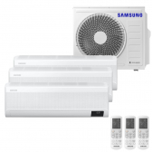 Ar Condicionado Multi Tri Split Samsung Wind Free 28000 Btus (3X12000) Quente/frio Inverter 220V