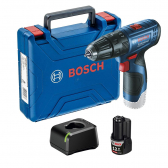 Parafusadeira/furadeira Bosch Com Impacto 12 V Gsb 120-Li Com Maleta + 1 Bateria Bivolt 06019G81E1-000