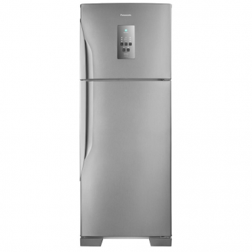 Refrigerador Panasonic BT55 Top Freezer 2 Portas Frost Free 483 Litros Aço Escovado 127V NR-BT55PV2XA
