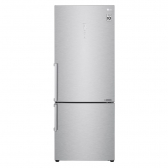 Refrigerador Smart Lg Botton Freezer 451 Litros 127V Inox Gc-B659Bsb